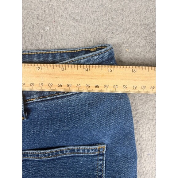 Wrangler Jeans Women's Size 12 High-Rise Fierce Flare Raw Hem Boho Country Gypsy - Picture 7 of 13